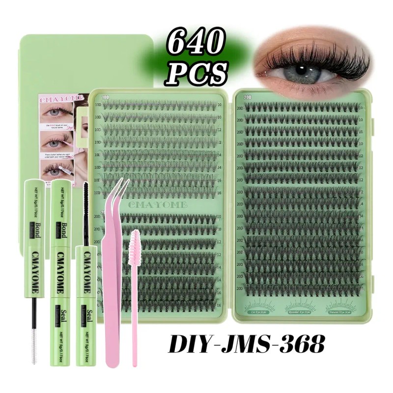 Kit Cmayome, 640 Unidades, 10d-50d, De Aspecto Natural Y Lig