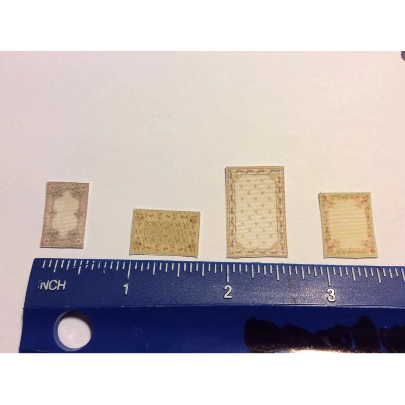 dollhouse miniature Rugs 1:144 Scale-You Choose-price Is For 1 Rug