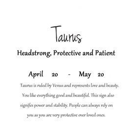 Zodiac Necklace For Women, Bubble Constellation 14k Gold Plated Pendant Trendy Charm Gift Jewelry. (Bubble Taurus)