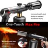 Powerful Propane Torch Gun，Flame Thrower Gun With One-Touch Max Fire,