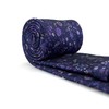 S&W SHLAX&WING Purple Plum Necktie for Men Floral Elegant for