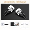 Probrico Heavy Duty Square Door Handle with Black Leather Hand