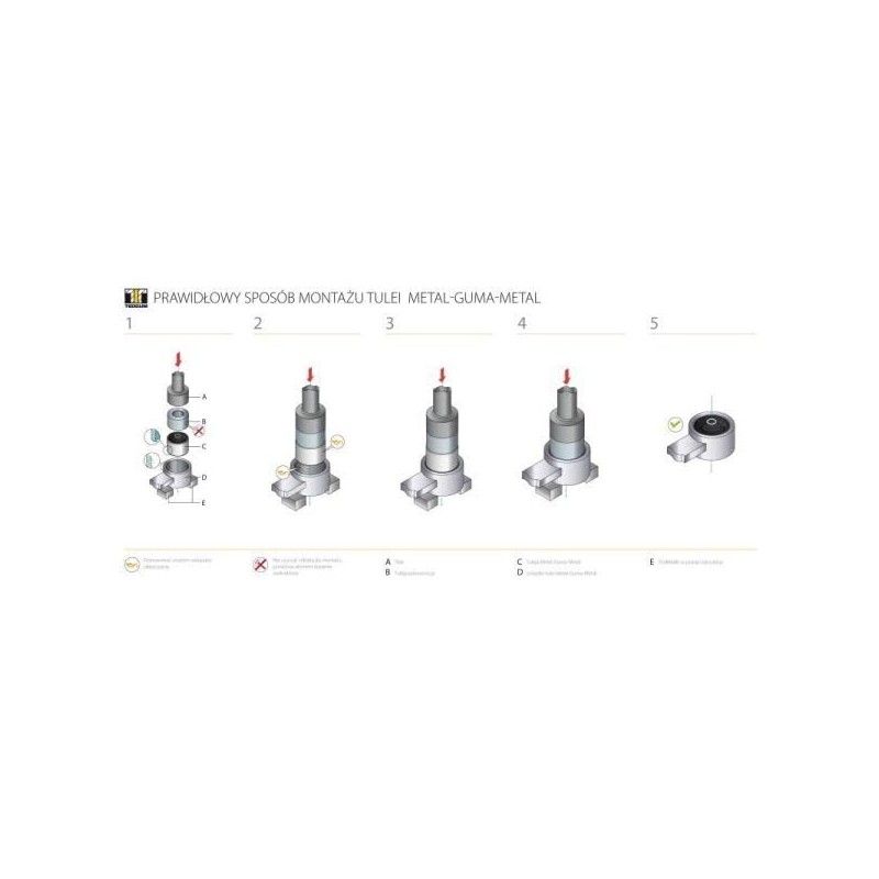 TEDGUM 00148148 Bushing, Suspension Arm Bush