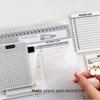 200 Sheets Transparent Sticky Notes 3.7x2.7 Inches, Lined, Gird, Record