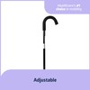 Medline Aluminum Cane Walking Aid is Portable & Lightweight, Helps