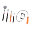 5Pcs Telescoping Magnetic Pickup Tool 360° Rotation Shock Resistant LED
