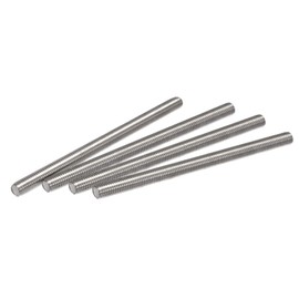 sourcing map 4Pcs M10 x 150mm Fully Threaded Rod 304 Stainless Steel Right Hand Threads