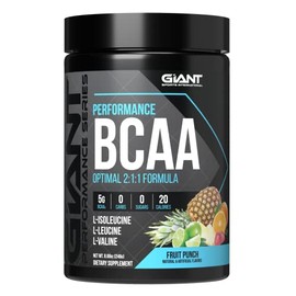 Giant Sports Performance Edge Series BCAA 30 Serving (Fruit Punch, 30 Serving)
