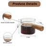 Espresso Shot Glasses with Handle, 75ml/2.5 oz Clear Glass Measuring