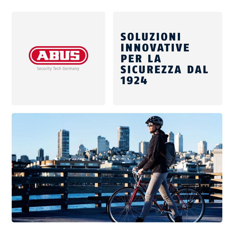 ABUS Lucchetto a Catena 1500 Web - Lucchetto per Bicicletta