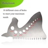 Herb Strippers 10 Holes-Stainless Steel Kitchen Leaf Stripping Tool- Perfect