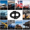 Trailer Accessory 2-Pack 1/2 in. Black Safety Chain Connector Link,