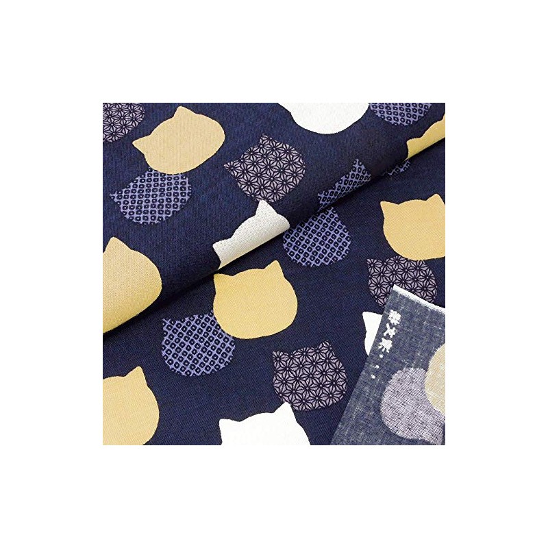 HAMAMONYO Tenugui 'Japanese Traditional Patterns -Cat'