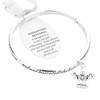 Rosemarie Collections Women's Daughter's Blessing Angel Stretch Bangle Bracelet