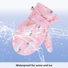 Lined Fleece Toddler Mittens Kids Winter Warm Gloves Child Ski