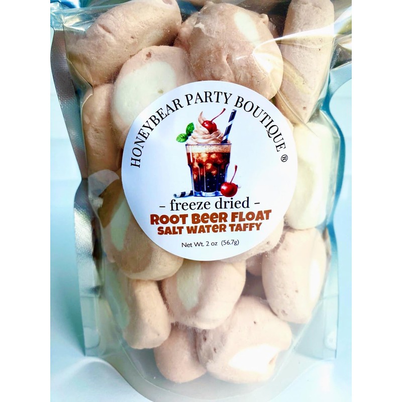 Freeze Dried ROOT BEER FLOAT Candy Taffy - 2 oz