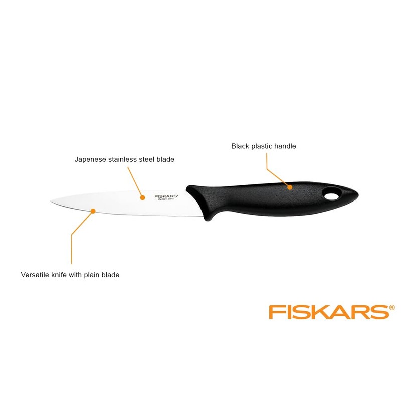 FISKARS Cuchillo para mondar, Stainless Steel Standard, 30 x 20