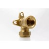 TC Garden Hose Union BIB TAP 1/2" Brass with Wall