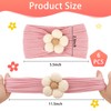 CAVETEE 6 PCS Flower Headband for Baby Girls, Cute Toddler
