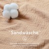 SOULFUL Muslin Cushion Cover 40 x 80 cm, Cotton, Apricot