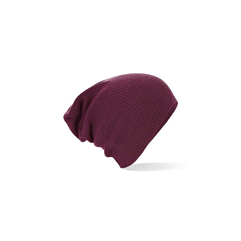Beechfield - Slouch Beanie - Burgundy