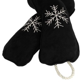 Simply Genius Cold Weather Door Draft Stopper - 36 Inch Door Snake Draft Stopper - Wind Blocker for Door Bottom and Window Sill (Black, 2 Pack)