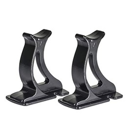 Valdern Pair of Traditional Black Universal Radiator Feet 100mm High