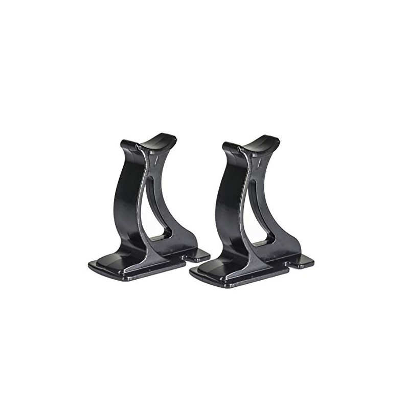 Valdern Pair of Traditional Black Universal Radiator Feet 100mm High