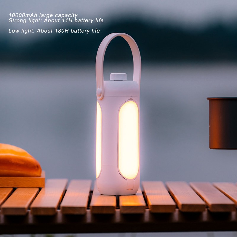 Folding LED Camping Lantern Flashlight 10000mAh USB Rechargeable Collapsible IP54