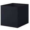 Ikea Drona Storage Box 33 x 38 x 33 cm black (for Expedit shelving unit – 4 pieces), black, Doppelpackung