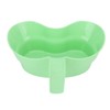 Unbreakable Plastic Breaking Bowl Inward Curved for Pregnant Women Bed