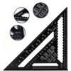 GEEKBOX Triangle Ruler 12 inch Engineer Square Roofing Square High
