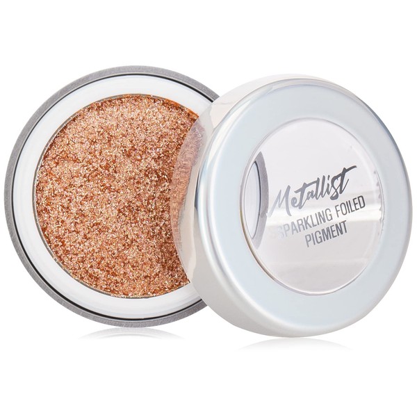 Touch in Sol Metallist Sparkling Foiled Pigment (#1 Cream Peach) - Diamond and Pearl Powders to Create Holographic Look - Dazzling Sparkles Gorgeous Glitter Eye Shadow
