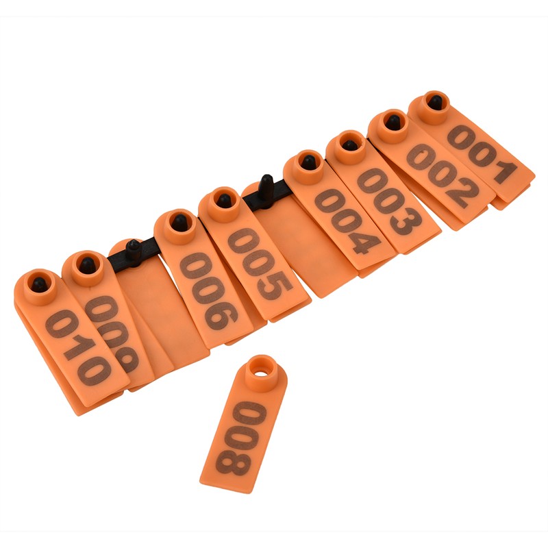 1-100 Number Plastic Livestock Ear Tag Animal Tag for Goat