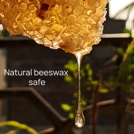 Unscented Beeswax, Salve for Leather articles, Polishing, Renews Nourishes, Anti-drying, Anti Cracking, Protects for Leather Goods, also Perfect for Artificial Leather Articles (3 oz)