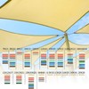 Shade&Beyond Sun Shade Sail 12'X12' Permeable Canopy Cream for Patio