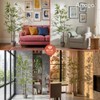 Artego Planta Artificial Decorativa Moderna con Maceta Bambú Grande de