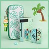 DLseego Animal Crossing Switch Set, Green Leaf Carrying Case with