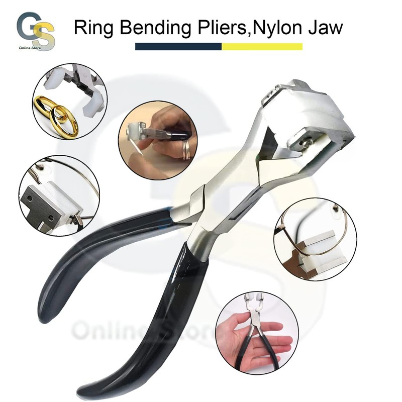 Ring Bending Pliers, Nylon Jaw - Jewelry Making Supplies, Bending