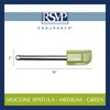 RSVP International Endurance Kitchen Tool Collection Silicone Spatula, Stainless Steel
