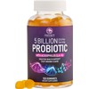 Nature’s Acidophilus Probiotics for Women & Men Gummies, 5 Billion CFU, 6 Strains, Daily Probiotic Supplement Gummy to Support Digestive Health, No Refrigeration Needed, Orange Flavor - 120 Gummies