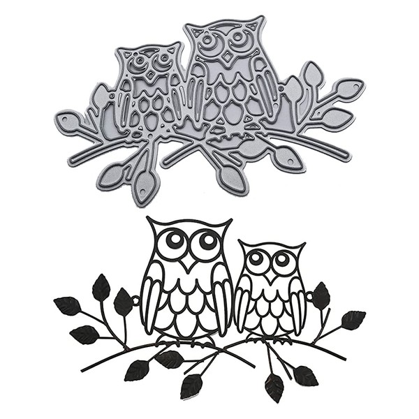 Owls Metal Die Cuts,Cutting Dies for Card Making Clearance,Embossing Dies
