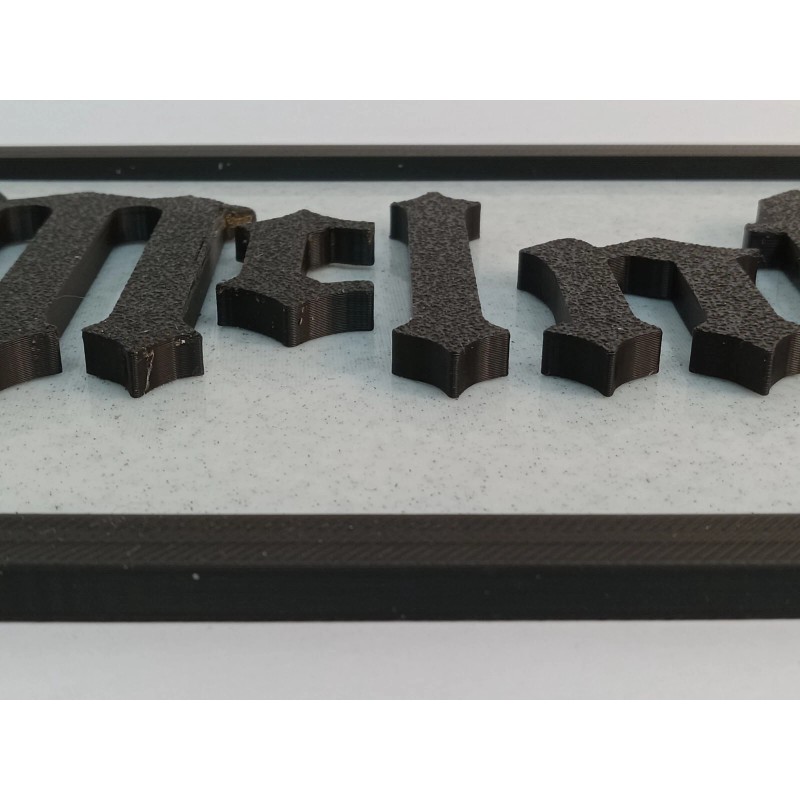 McIntosh Subdued Classical Design McIntosh Lettering Sign in Black on