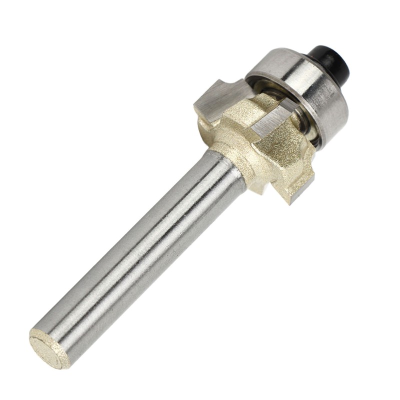 1/4in Shank Architectural Router Bit 4 Flute Round Corner Molding