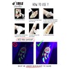 Blacklight Glow Party Temporary Tattoo-1 Sheet - Cobra