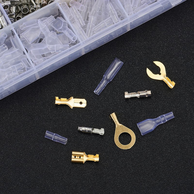 Litorange Terminal Set, Increasing Plate Thickness, 470 Pieces, CA/CW104, Male/Female