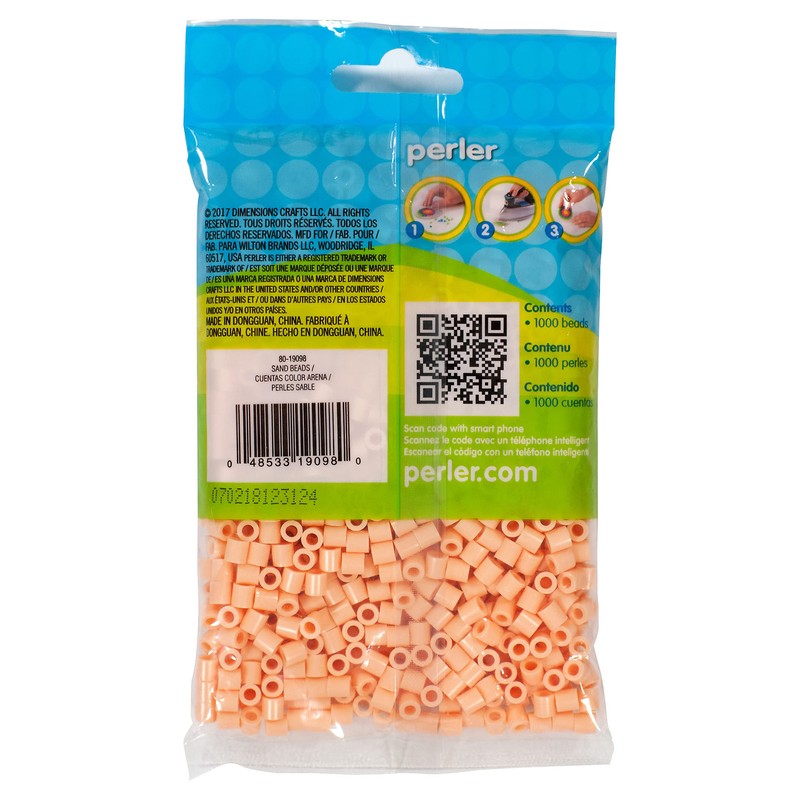 Perler Fuse Bead Set 3-Pack Bundle, Light Brown, Tan, and