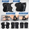 Honoson 7 Pcs Skateboard for Toddlers Beginners Knee Elbow Pads