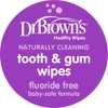 Dr. Brown's Tooth and Gum Wipes, 30 Count