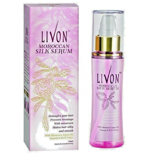Livon Moroccan Silk Serum- 59ml X 2 Packs - US seller Multi Pack Listing